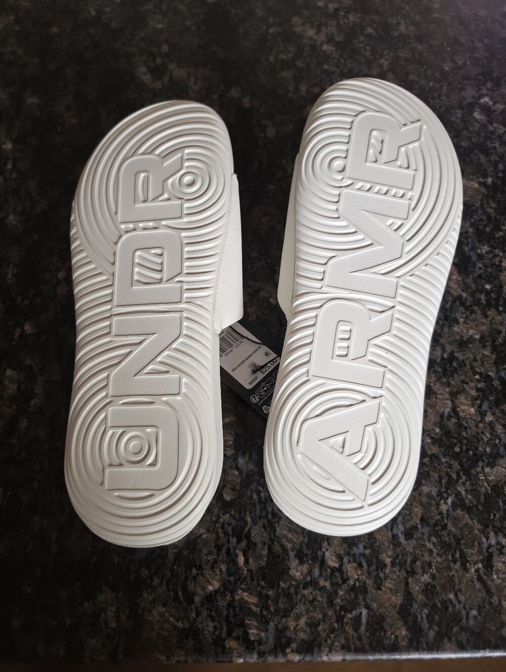 New Womens Sz 10 Under Armour Slides Sandals - Picture 5 of 5